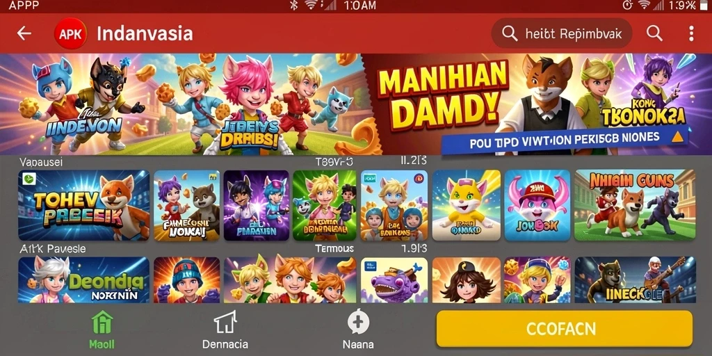 Tangkapan layar fitur statistik hasil undian.