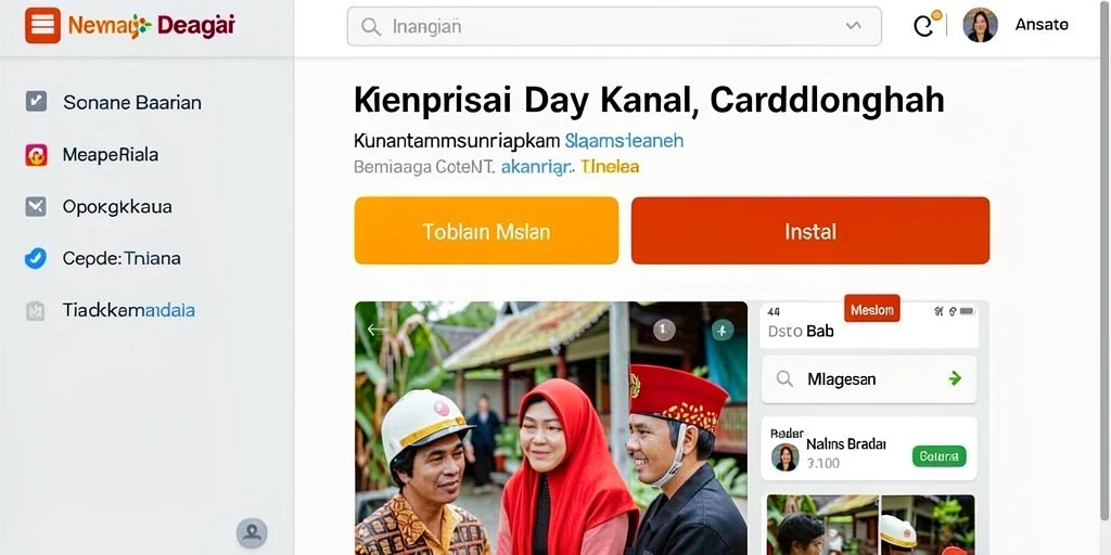 Tampilan antarmuka yang intuitif dan user-friendly.