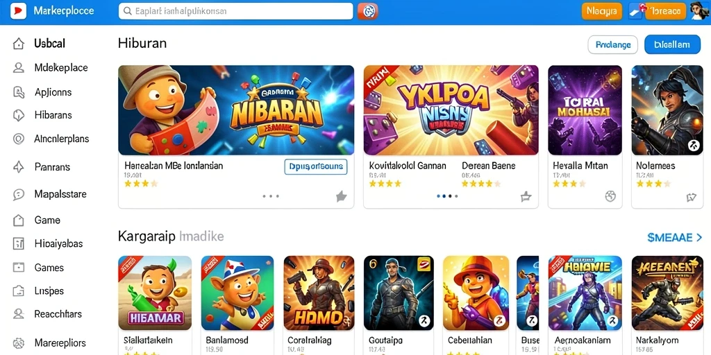 Screenshot menunjukkan gameplay yang dinamis dan menarik.