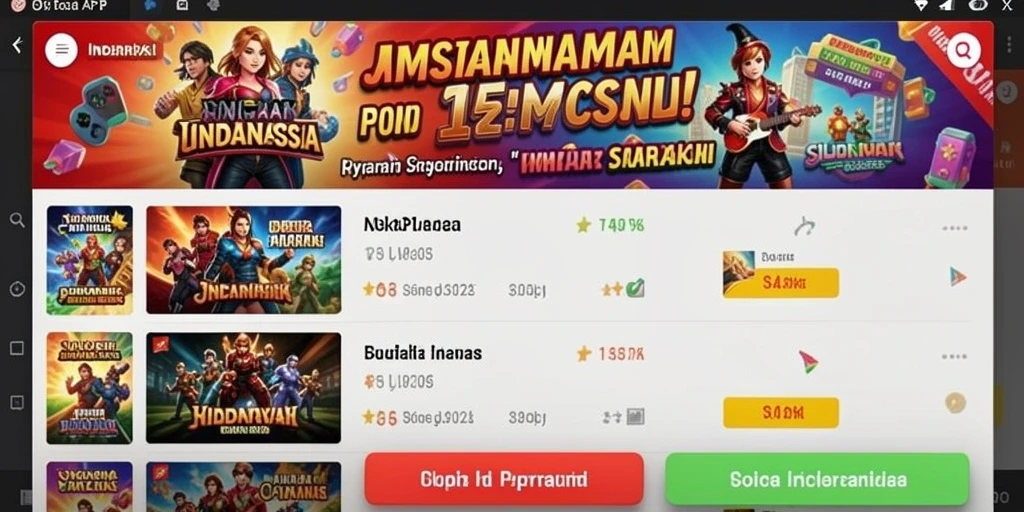 Tampilan antarmuka yang modern dan menarik.