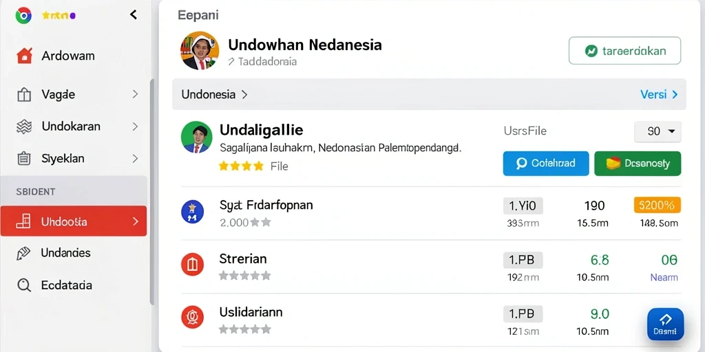 Tampilan karakter yang unik dan menarik.