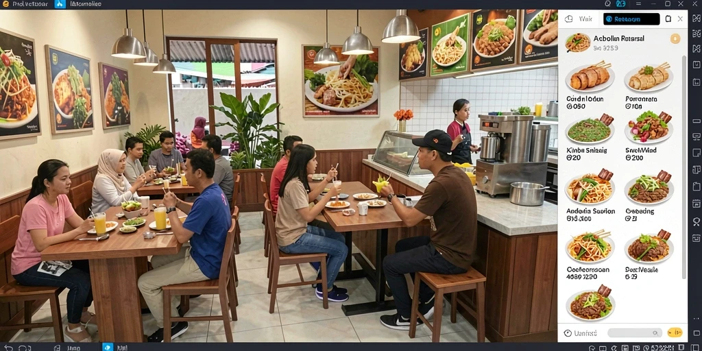 Tampilan antarmuka pengguna yang intuitif dan menarik.